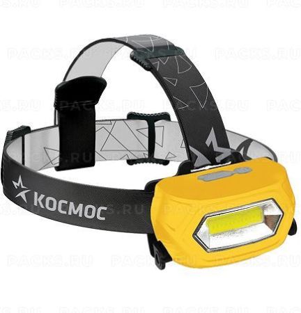 Фонарь налобный аккумуляторный LiPoH3WCOB Космос 1/1 