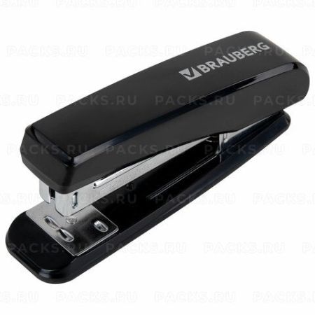 Степлер №24/6 26/6 до 30л Standard BRAUBERG 1/12