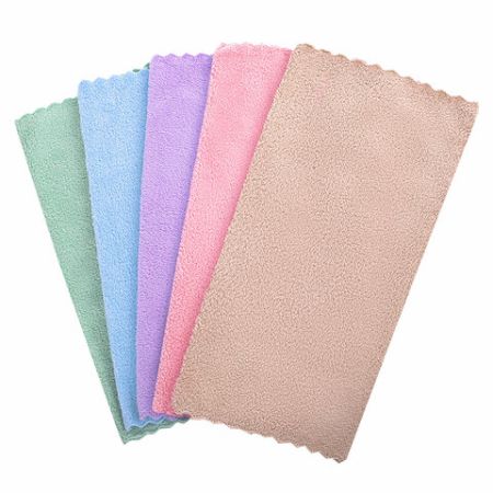 Салфетка микрофибра для стекол (30х30) 10шт плюшевая 250 г/м2 PASTEL ассорти LAIMA HOME 1/12