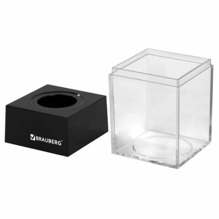 Скрепочница магнитная с 50 никелированными скрепками 28мм BRAUBERG 1/70 nelK (клиент)