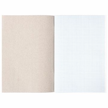 Книга учета 96л 200х290мм клетка обложка мелованный картон блок офсет STAFF 1/10
