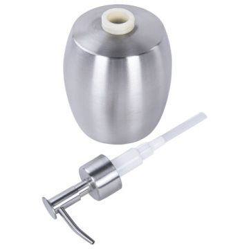 Диспенсер (дозатор) для жидкого мыла LAIMA, нержавеющая сталь, 280 мл 1/48 (клиент)