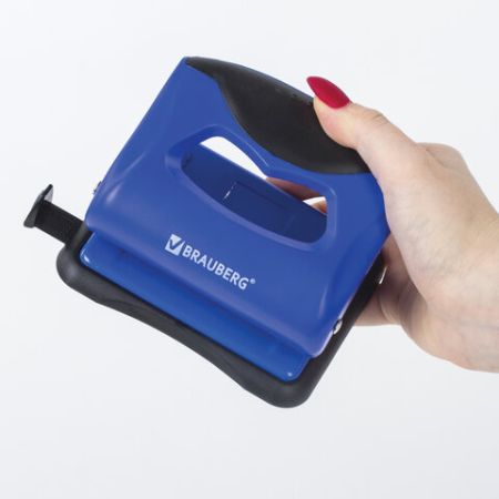 Дырокол на 20листов сине-черный Brauberg Jet Pro 1/12 (Клиент)