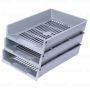Лоток горизонтальный для бумаг 340х270х70мм (3шт) серый Office Brauberg 1/1 (Клиент)