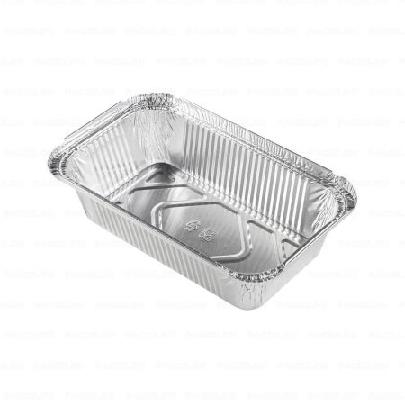 Касалетка алюминиевая 201х118х45/159х84мм 685мл L-край (крышка  ) 50/900