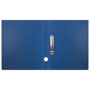 Папка на 2 кольцах STAFF 40мм синяя до 300 листов 0,5мм 1/5/10 (клиент)