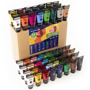 Краски акриловые 49цв 75мл художествен BRAUBERG ART CLASSIC 1/2 (Клиент)