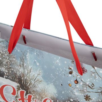 НГ Пакет подарочный бумажный (26х32х13) ассорти Winter Wonderland 1/12/144