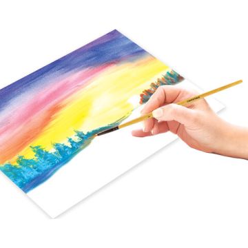 Кисть синтетика круглая №1 ПИФАГОР 1/30/2400