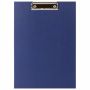 Доска-планшет с прижимом А4 22,5х31,6см картон/бумвинил синяя STAFF EVERYDAY  1/45 (Клиент)