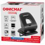 Дырокол на 40листов металлопластик черный SUPER-40 ОФИСМАГ 1/18 (Клиент)