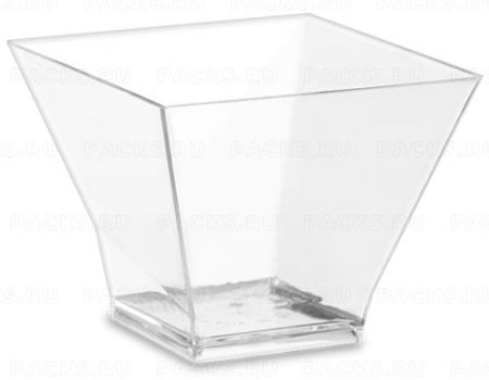 Креманка 150мл 72х72мм Пагода прозрачная Кристалл 12/240 