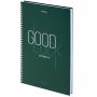 Тетрадь А4 120л гребень клетка обложка твердая Brauberg Good luck 1/4/16