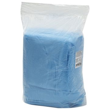 Халат на липучках голубой одноразовый ХL (10шт) снаблайн 1/10 (Клиент)