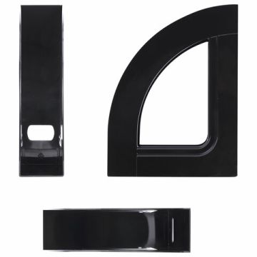 Лоток вертикальный для бумаг 220х290мм ширина 70мм черный BRAUBERG ECONOM 1/10 (Клиент)