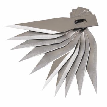 Нож макетный (скальпель) 11 лезвий в компл. метал.корпус блистер STAFF 1/24 (Под заказ)