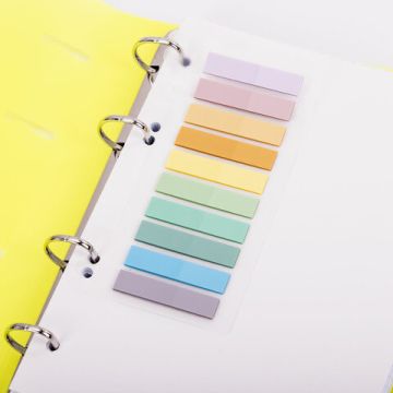 Закладки клейкие пластиковые 45х10мм 10цв х20л пастель BRAUBERG 1/24/288 (Клиент)