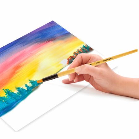 Кисть синтетика круглая №7 ПИФАГОР 1/30/1200