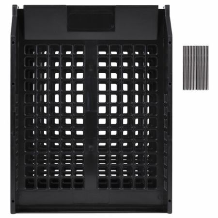 Лоток горизонтальный для бумаг 334х255х62271мм КОМПЛЕКТ 3 шт черные Brauberg GRAND OFFICE 1/4