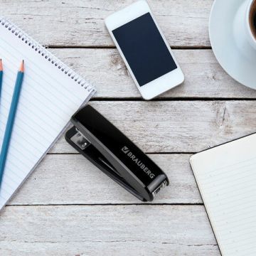Степлер №24/6 26/6 до 30л Standard BRAUBERG 1/12 (Клиент)