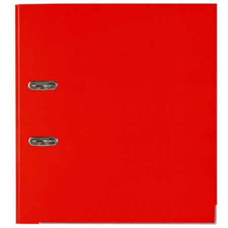 Папка-регистратор А4 75мм BRAUBERG с уголком, красная с покрытием из полипропилена 1/20 (Клиент)