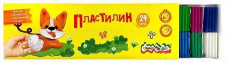 Пластилин 24цв 360г Каляка-Маляка 1/16