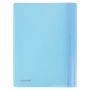 Папка скоросшиватель с прозр верхн лист BRAUBERG А4 аквамарин 1/25 (Клиент)