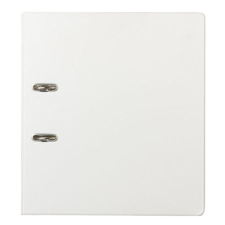 Папка-регистратор А4 70мм BRAUBERG  с двухсторонним покрытием из ПВХ , белая 1/20