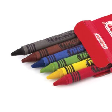 Карандаши восковые 06цв Солнышко ПИФАГОР 1/40/120