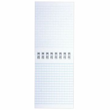 Блокнот 40л А7 75х105мм гребень клетка BRAUBERG Minimal Classic 1/120