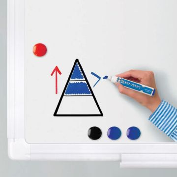 Доска магнитно-маркерная 30х45см ПВХ рамка BRAUBERG Standard  1/1 (Клиент)