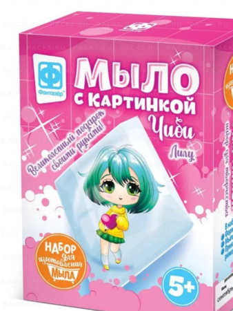 Набор для творчества Мыло с картинкой Чиби Лилу 1/46