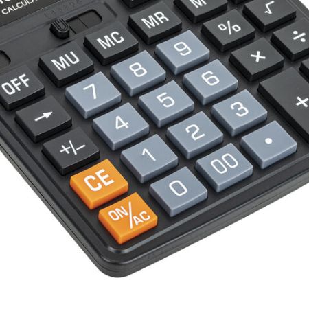 Калькулятор настольный CROMEX 888 (185х145мм) 12 разрядов черный 1/30/90