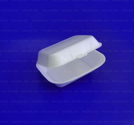 ВПС Ланч-бокс 1-сек (190х150х80) белый LBS-BOX эко малый вспен ТДУ 100/100