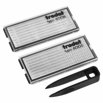 Штамп самонаб 8-стр оттиск 60х40мм синий б/рамки TRODAT 4927/DB корпус синий КАССА 1/10/1