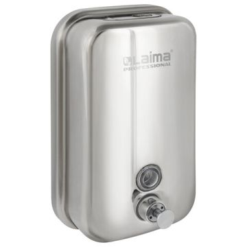Диспенсер для жидкого мыла 1л LAIMA PROFESSIONAL INOX нерж сталь зеркальный 1/30 (клиент)