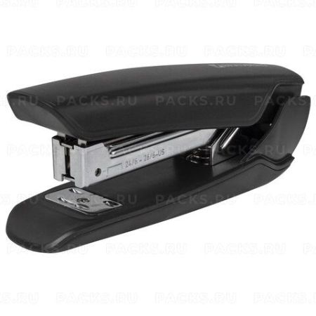 Степлер №24/6, 26/6 BRAUBERG "ULTRA", до 30 листов, с антистеплером, черный 1/10/120