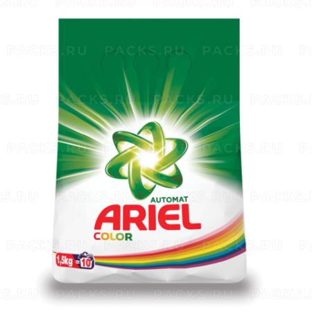 Порошок стиральный Ариэль 1,5кг Колор автомат 1/10