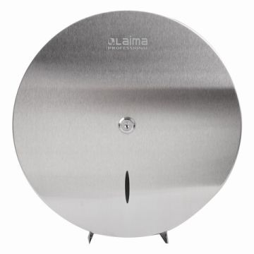Диспенсер для туалетной бумаги  LAIMA PROFESSIONAL INOX (Система T1)большой нерж сталь 1/10 (Клиент)