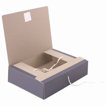 Папка архивная А4 Форма 21 80 мм переплетный картон/бумвинил завязки до 800 л STAFF 1/20