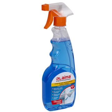 Средство для мытья стекол и зеркал 500мл триггер ЛАЙМА PROFESSIONAL 1/12