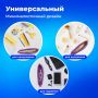 Пенал-косметичка 19х4х9см молния фиолетовый 1/10/60 (Клиент)