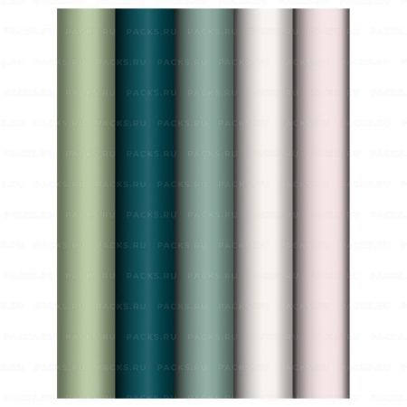 Бумага подарочная 70х100см 80г/м ассорти Meshu Serene colors 1/50