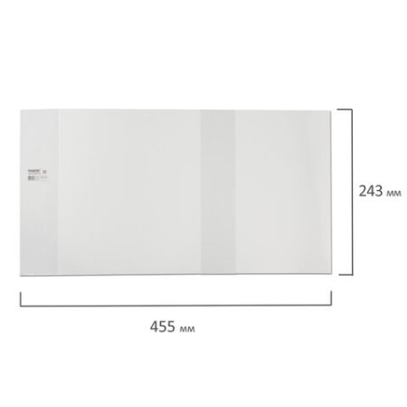 Обложка 243х455 140мкм для рабочих тетрадей/прописей Горецкого, универсальная ПИФАГОР 1/50