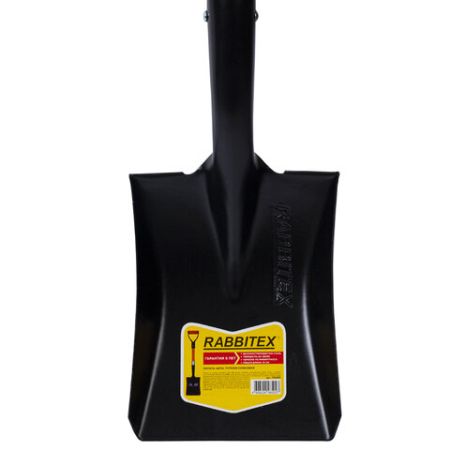 Лопата снеговая 160х200мм длина 70см авто совковая стекловолокно V-ручка Rabbitex 1/6