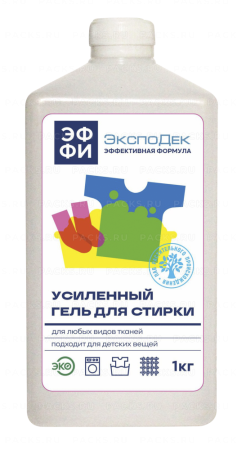 Средство жидкое 1кг для стирки Эффективная формула ЭФФИ усиленное (эксперт 2000) 1/15 