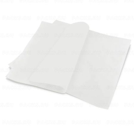 Пергамент для выпечки в листах (40смх60см) силикон белый 35 гр/м2 КП 500л 1/10