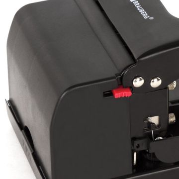 Дырокол на 100листов металлический мощный черный Heavy duty Brauberg 1/6 (Клиент)