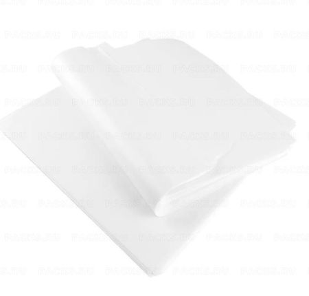 Бумага оберточная жиростойкая (390х390) белая 400/800