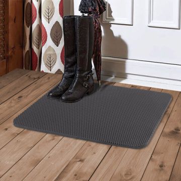 Коврик EVA / ЭВА универсальный 50х67см ячеистый цвет СЕРЫЙ LAIMA 1/30 (Клиент)